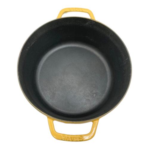 Staub (ストウブ) 鍋 イエロー ココットラウンド 24