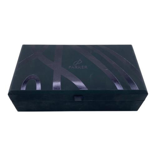 PARKER (パーカー) 万年筆 ペン先18K 750表記 インク無し  ブラウン デュオフォールドセンテニアルチェックアンバーGT