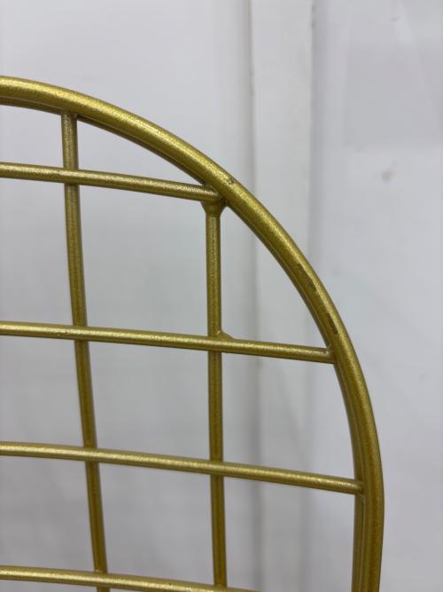 ダイニングチェアー ワイヤー ゴールド