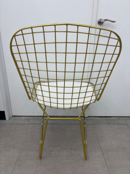 ダイニングチェアー ワイヤー ゴールド