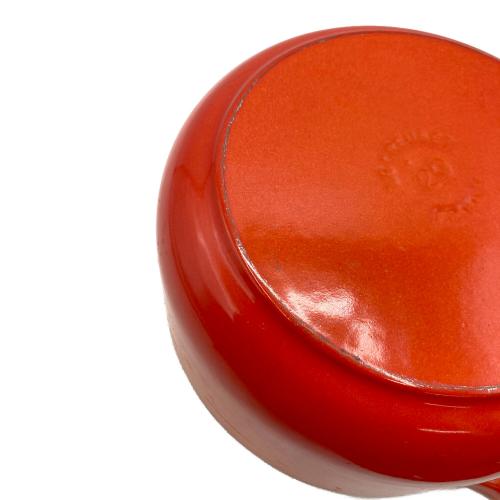 LE CREUSET (ルクルーゼ) 両手鍋 SIZE 20cm オレンジ ココット・ロンド