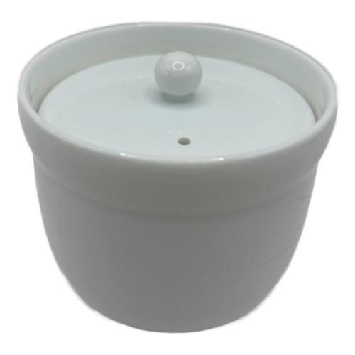 茶器 白磁彫文 井上萬二