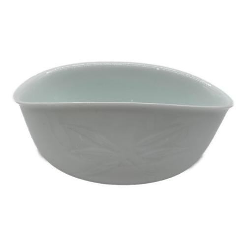 茶器 白磁彫文 井上萬二