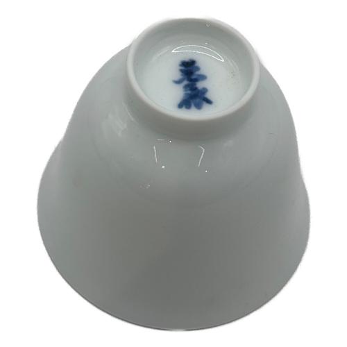 茶器 白磁彫文 井上萬二