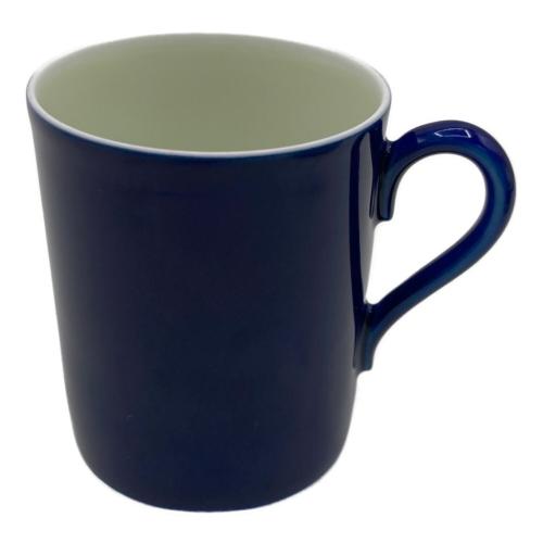 深川製磁 (フカガワセイジ) コーヒーカップ&ソーサー 明染付白抜紋突立