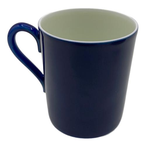 深川製磁 (フカガワセイジ) コーヒーカップ&ソーサー 明染付白抜紋突立
