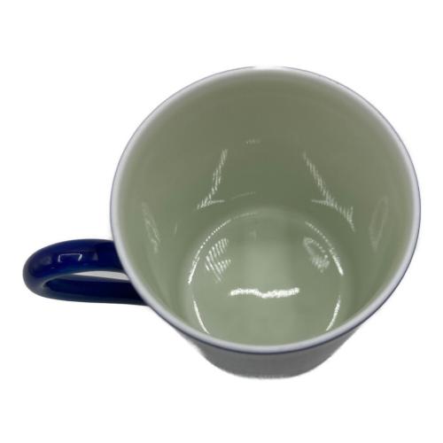 深川製磁 (フカガワセイジ) コーヒーカップ&ソーサー 明染付白抜紋突立