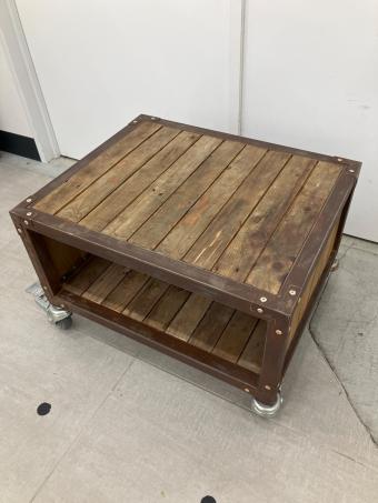 journal standard Furniture (ジャーナルスタンダードファニチャー) サイドテーブル 219 ブラウン RUST