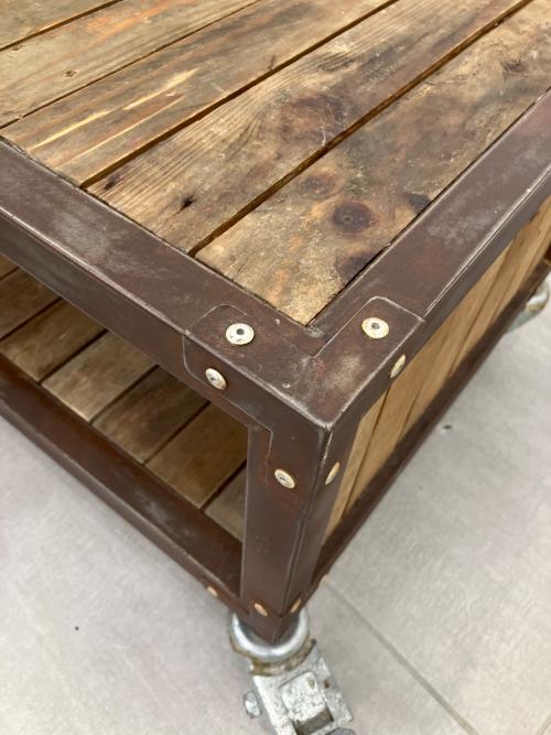 journal standard Furniture (ジャーナルスタンダードファニチャー) サイドテーブル 219 ブラウン RUST