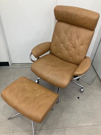 Ekornes (エコーネス) ストレスレスチェア ブラウン メトロスター オットマン付