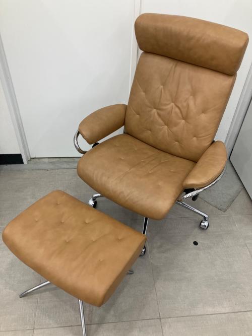Ekornes (エコーネス) ストレスレスチェア ブラウン メトロスター オットマン付