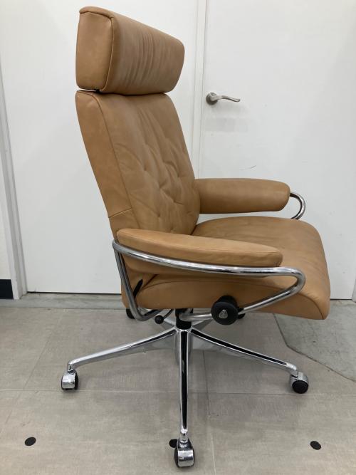 Ekornes (エコーネス) ストレスレスチェア ブラウン メトロスター オットマン付