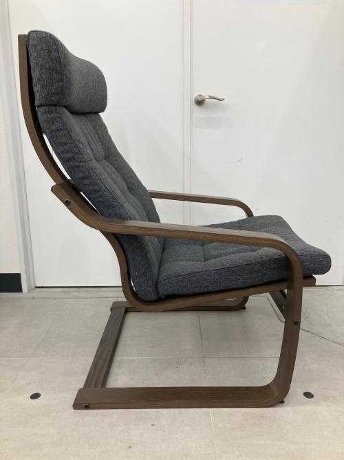IKEA (イケア) パーソナルチェア POÄNG ポエング グレー