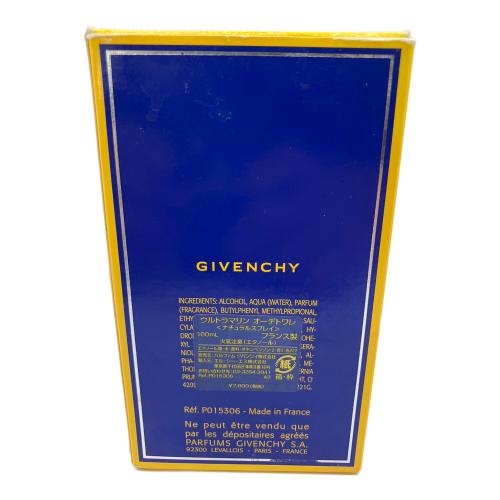 GIVENCHY (ジバンシィ) オードトワレ 箱付 100ml 残量80%-99% ウルトラマリン オーデトワレ