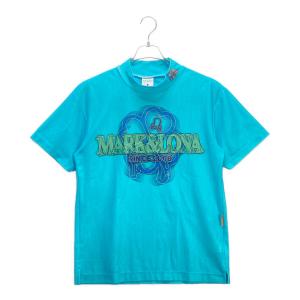 MARK&LONA(マークアンドロナ) Clava Mesh Jacquard Mock Neck ゴルフウェア