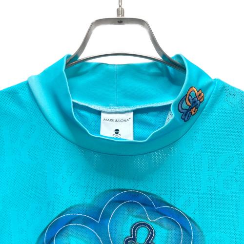 MARK&LONA(マークアンドロナ) Clava Mesh Jacquard Mock Neck ゴルフウェア