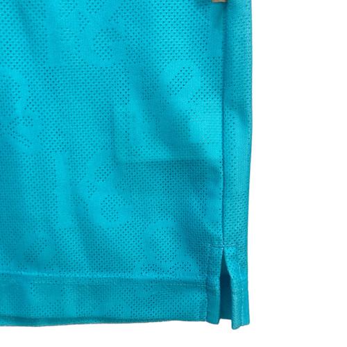 MARK&LONA(マークアンドロナ) Clava Mesh Jacquard Mock Neck ゴルフウェア