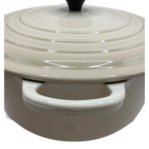 LE CREUSET (ルクルーゼ) 鍋 26cm ココット・ロンド アイボリー