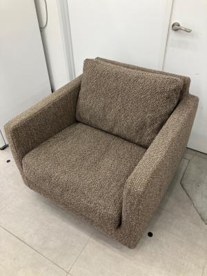 arflex (アルフレックス) 1人掛けソファー QUARDA MEDIUM クッション付き ブラウン