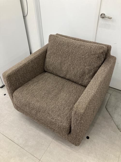 arflex (アルフレックス) 1人掛けソファー QUARDA MEDIUM クッション付き ブラウン