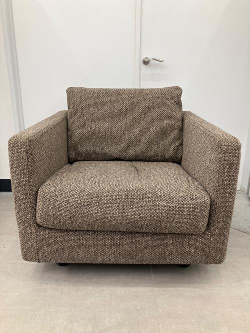 arflex (アルフレックス) 1人掛けソファー QUARDA MEDIUM クッション付き ブラウン