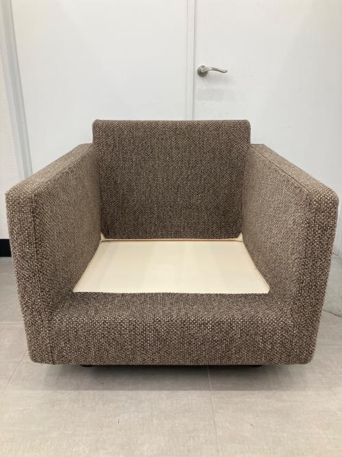 arflex (アルフレックス) 1人掛けソファー QUARDA MEDIUM クッション付き ブラウン