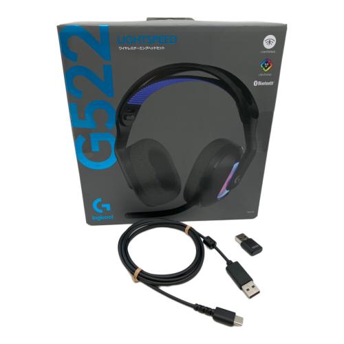 LOGICOOL (ロジクール) LIGHTSPEED ワイヤレスゲーミングヘッドセット G522-BK