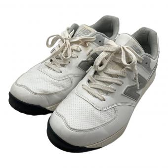 NEW BALANCE (ニューバランス) ゴルフシューズ UGS574S3 メンズ SIZE 25cm ホワイト×グレー