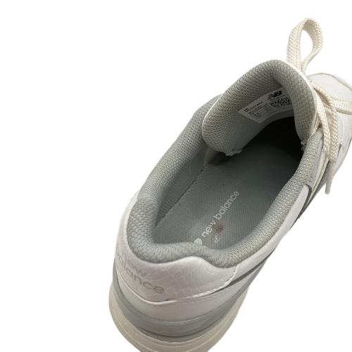 NEW BALANCE (ニューバランス) ゴルフシューズ UGS574S3 メンズ SIZE 25cm ホワイト×グレー