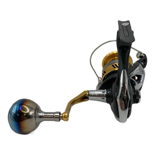 SHIMANO (シマノ) スピニングリール 17 SAHARA 4000XGH ノブ変更：COMEXUS GALAXY-38 チタンシルバー