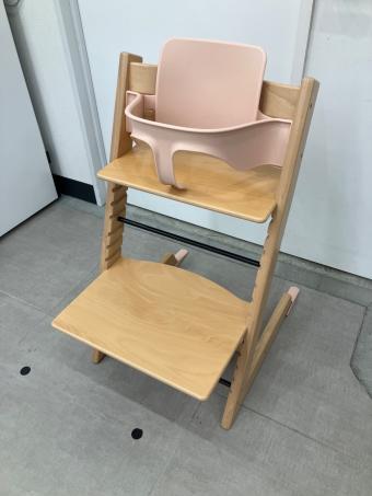 STOKKE (ストッケ) ベビーチェア ベビーセット 現行モデル ナチュラル×ピンク TRIPP TRAPP