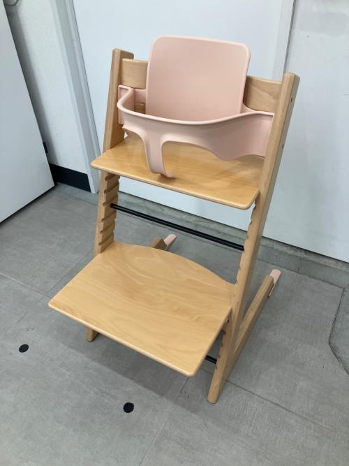 STOKKE (ストッケ) ベビーチェア ベビーセット 現行モデル ナチュラル×ピンク TRIPP TRAPP