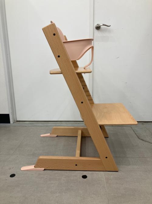 STOKKE (ストッケ) ベビーチェア ベビーセット 現行モデル ナチュラル×ピンク TRIPP TRAPP