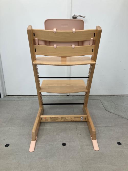 STOKKE (ストッケ) ベビーチェア ベビーセット 現行モデル ナチュラル×ピンク TRIPP TRAPP