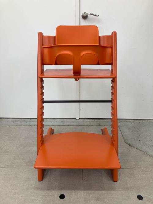STOKKE (ストッケ) ベビーチェア 現行モデル オレンジ トリップトラップベビーセット