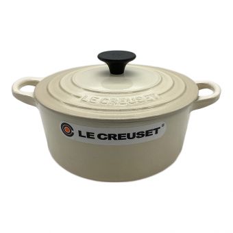 LE CREUSET (ルクルーゼ) ココットロンド 18cm ホワイト