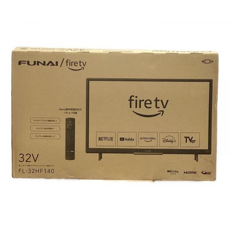 FUNAI (フナイ) Fire TV搭載スマートテレビ VODサービス FL-32HF140 32インチ 1366x768 地デジチューナー×2 B-CAS -
