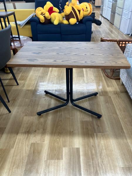 東谷 (アズマヤ) カフェテーブル ブラック×ブラウン END-224TNA ダリオ