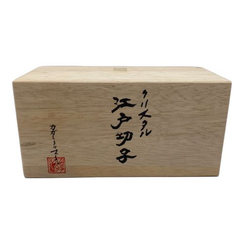 KAGAMI CRYSTAL (カガミクリスタル) 切子 ペア冷酒杯 2Pセット
