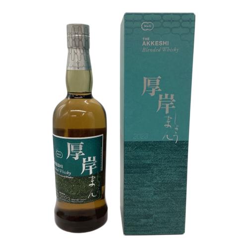 厚岸しょうまん ウィスキー 700ml 箱付 未開封