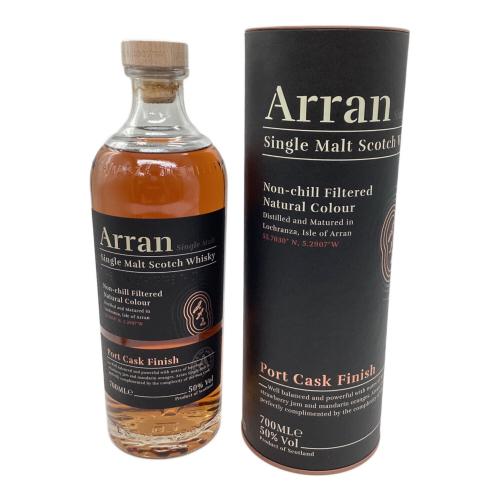 Arran (アラン) スコッチウィスキー PORT CASK FINISH 700ml 箱付 未開封