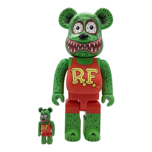 BEAR BRICK (ベアブリック) フィギュア 100％＆400％ @ Π MEDICOM TOY Rat Fink 関節可動確認済み