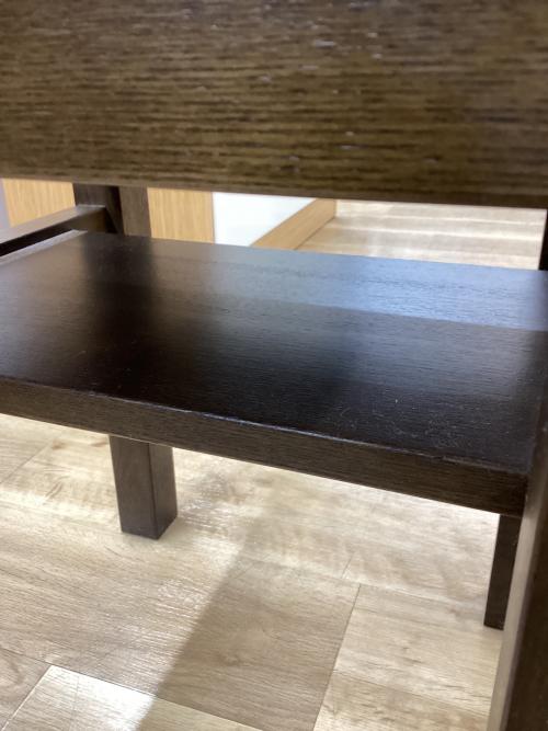 無印良品 (ムジルシリョウヒン) ベッドサイドテーブル ブラウン