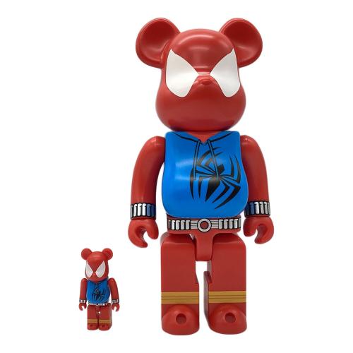 BEAR BRICK (ベアブリック) フィギュア 関節稼働確認済 開封品 100％&400％ @ Π MEDICOM TOY アメイジングスパイダーマン