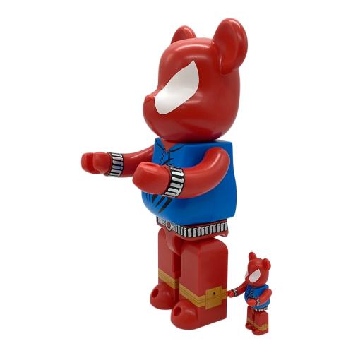 BEAR BRICK (ベアブリック) フィギュア 関節稼働確認済 開封品 100％&400％ @ Π MEDICOM TOY アメイジングスパイダーマン