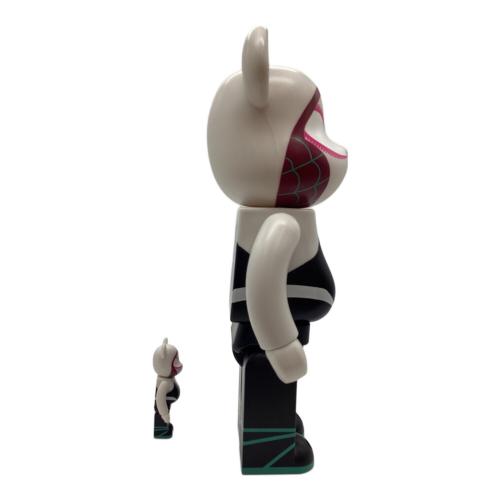 BEAR BRICK (ベアブリック) フィギュア 100％&400％  関節稼働確認済  @ Π MEDICOM TOY SPIDER-MAN グウェン