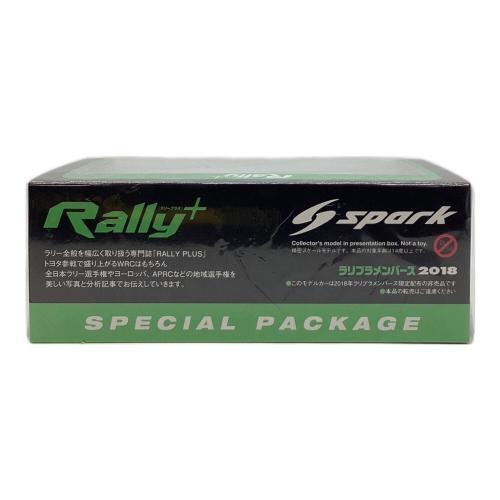 RALLY+ (ラリープラス) モデルカー 1/43 toyota yaris wrc 2018 test car