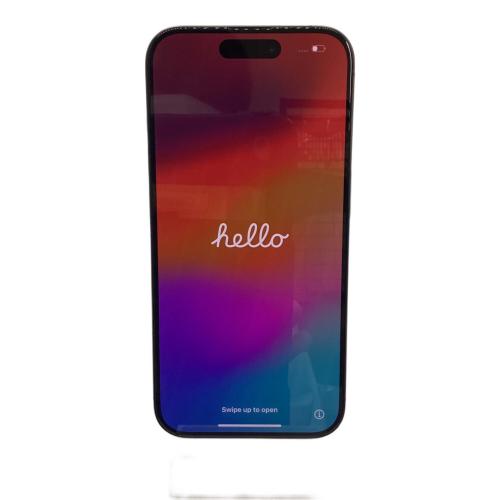 Apple (アップル) iPhone15 Pro MTUC3J/A サインアウト確認済 356597927029525 ▲ SoftBank 修理履歴無し 256GB バッテリー:Aランク(92%) 程度:Aランク iOS 端末初期化済み