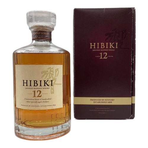 SUNTORY(サントリー)　ジャパニーズウィスキー 響 12年 700ml 箱・冊子付