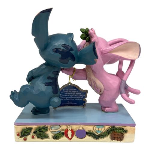 Enesco (エネスコ) エンジェル＆スティッチ ヤドリギ Disney Traditions